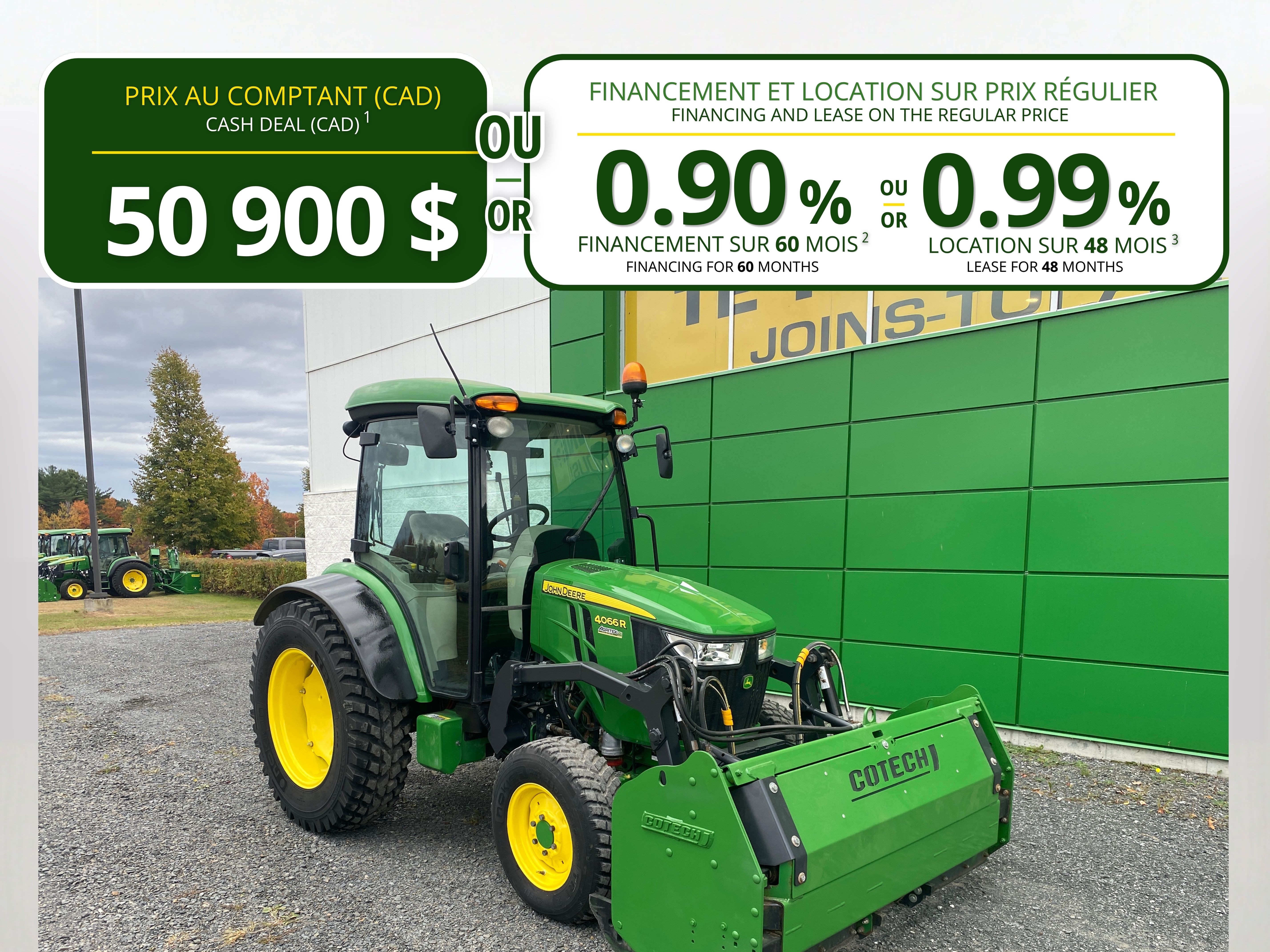 John Deere 4066R NOKIAN PPFT 
