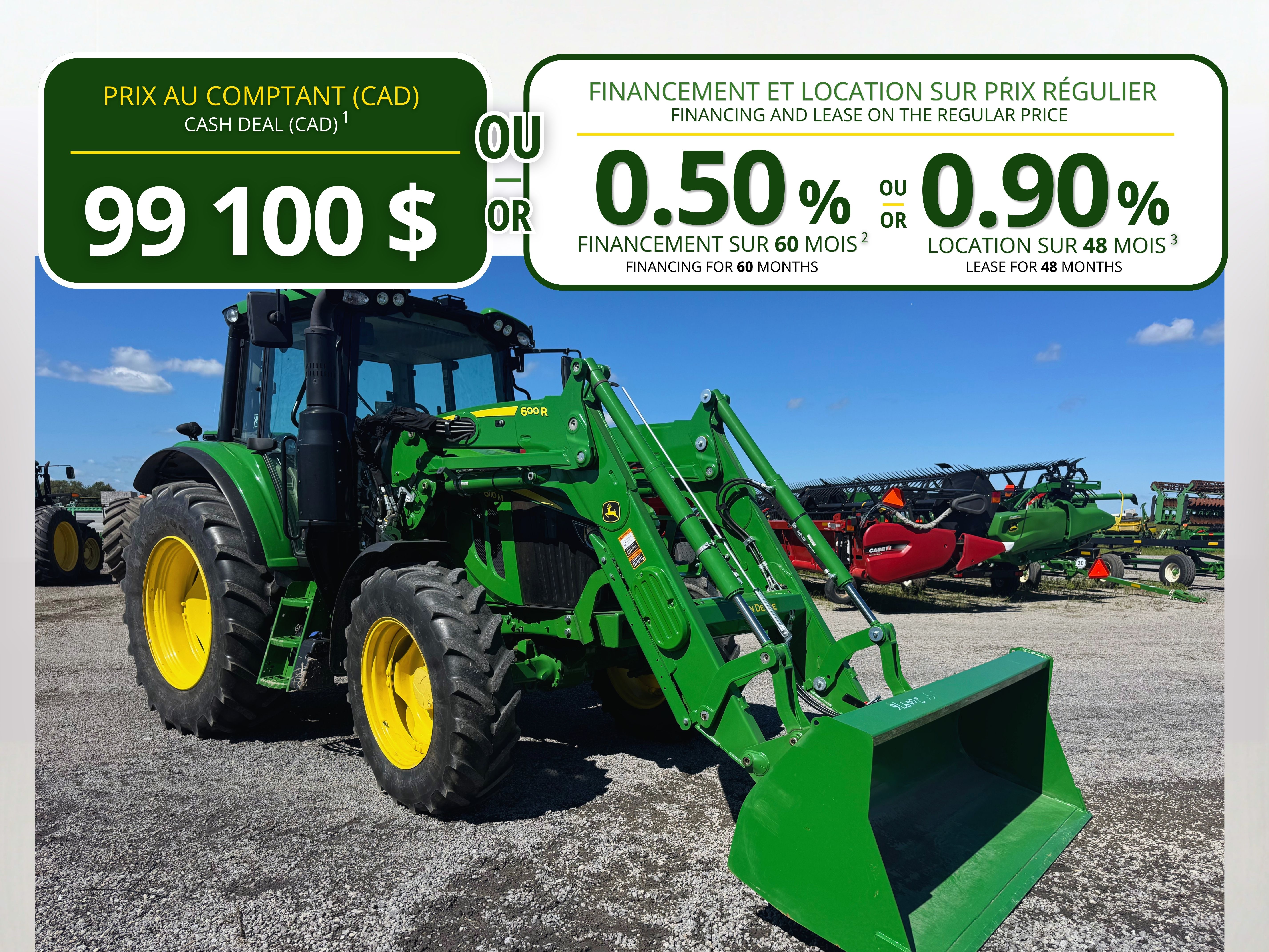 John Deere 6110R LOADER NSL