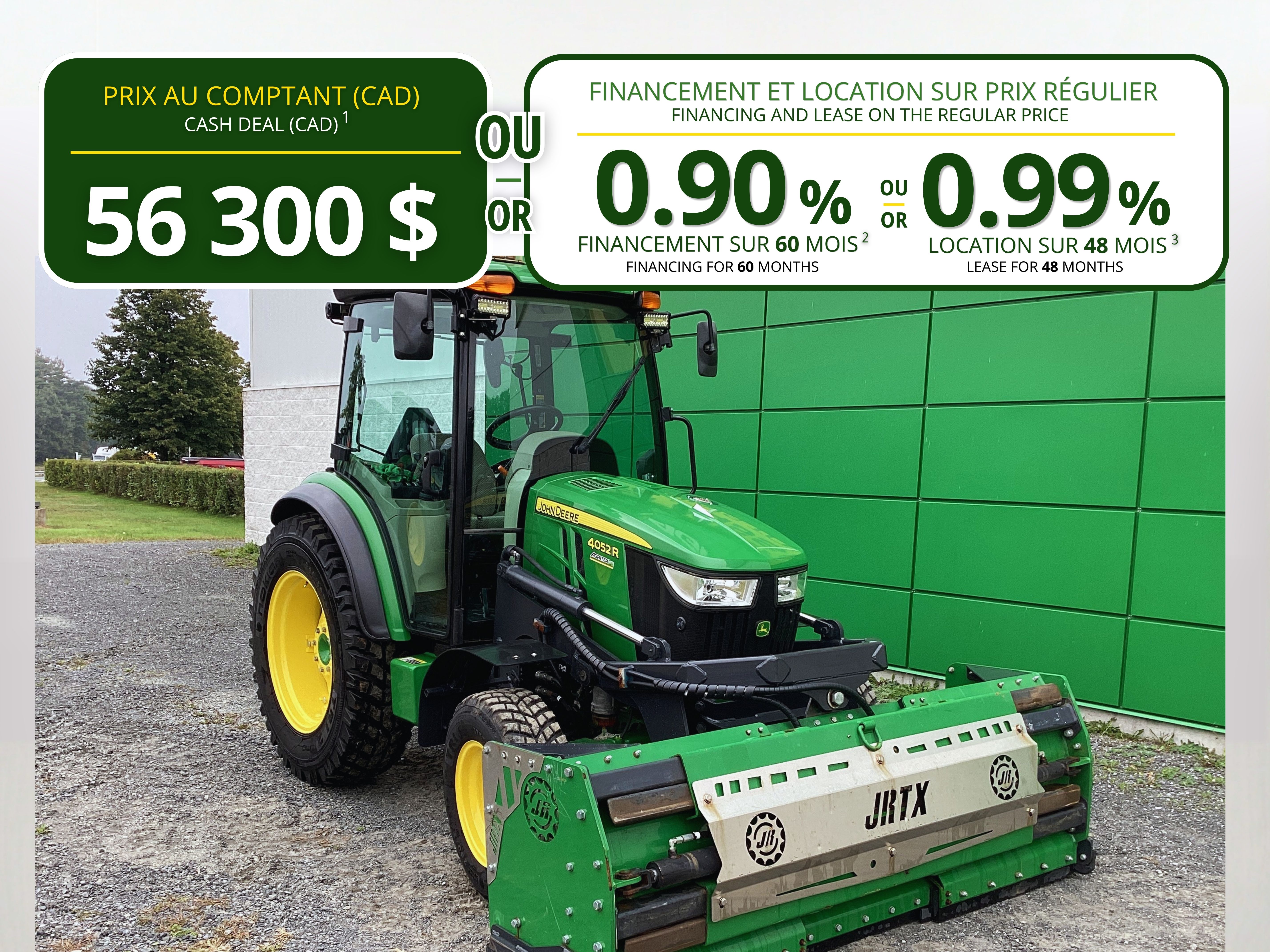 John Deere 4052R NOKIAN JRTX 