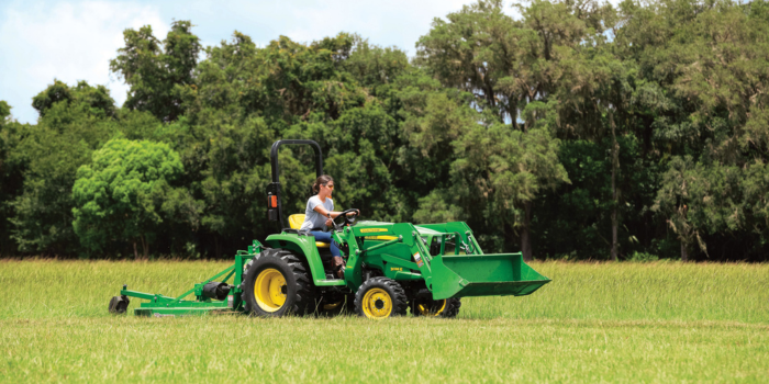 Tracteur-compact-3038e-John-deere-agritex-agricole