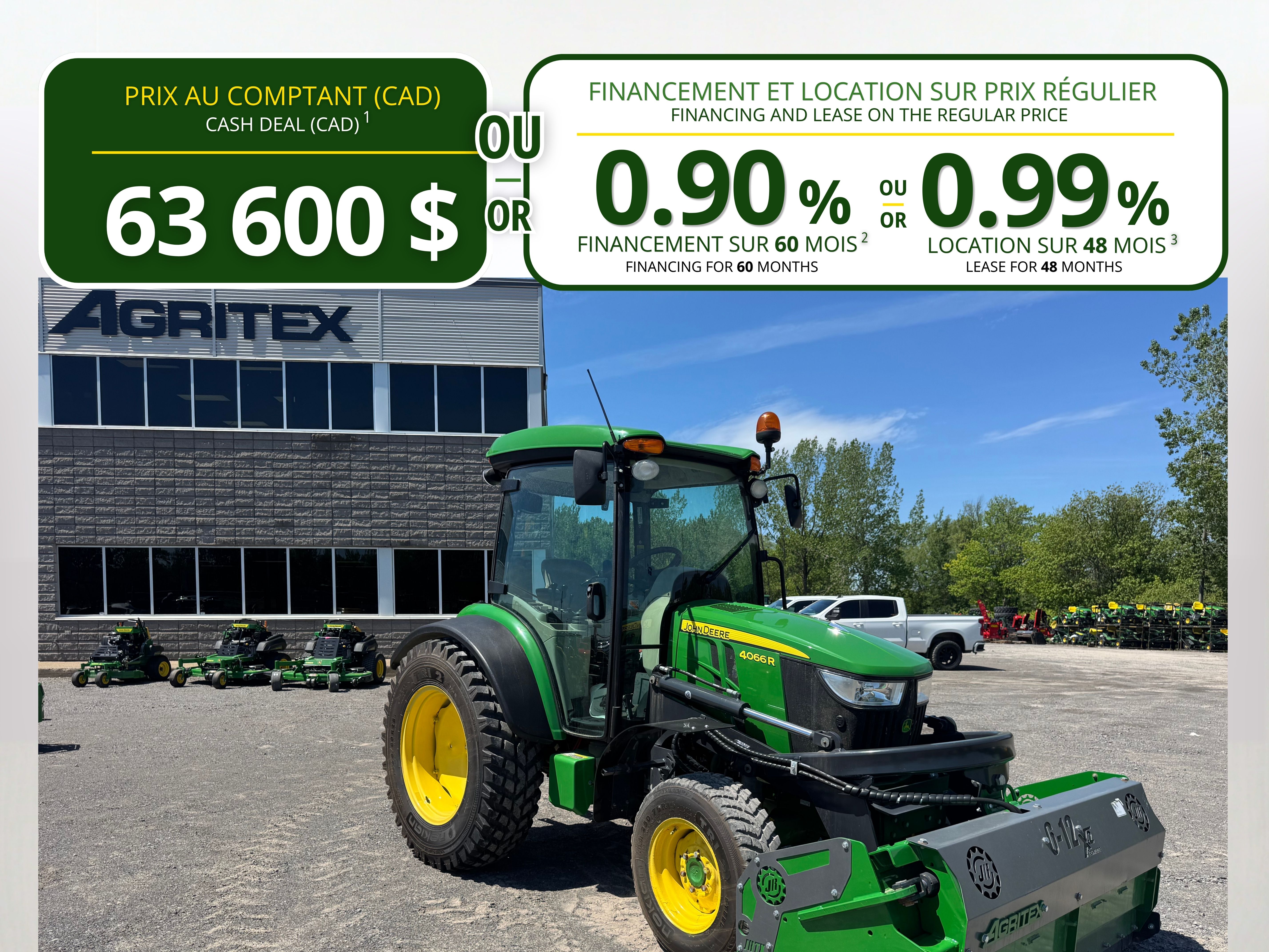 John Deere 4066R NOKIAN JRTX
