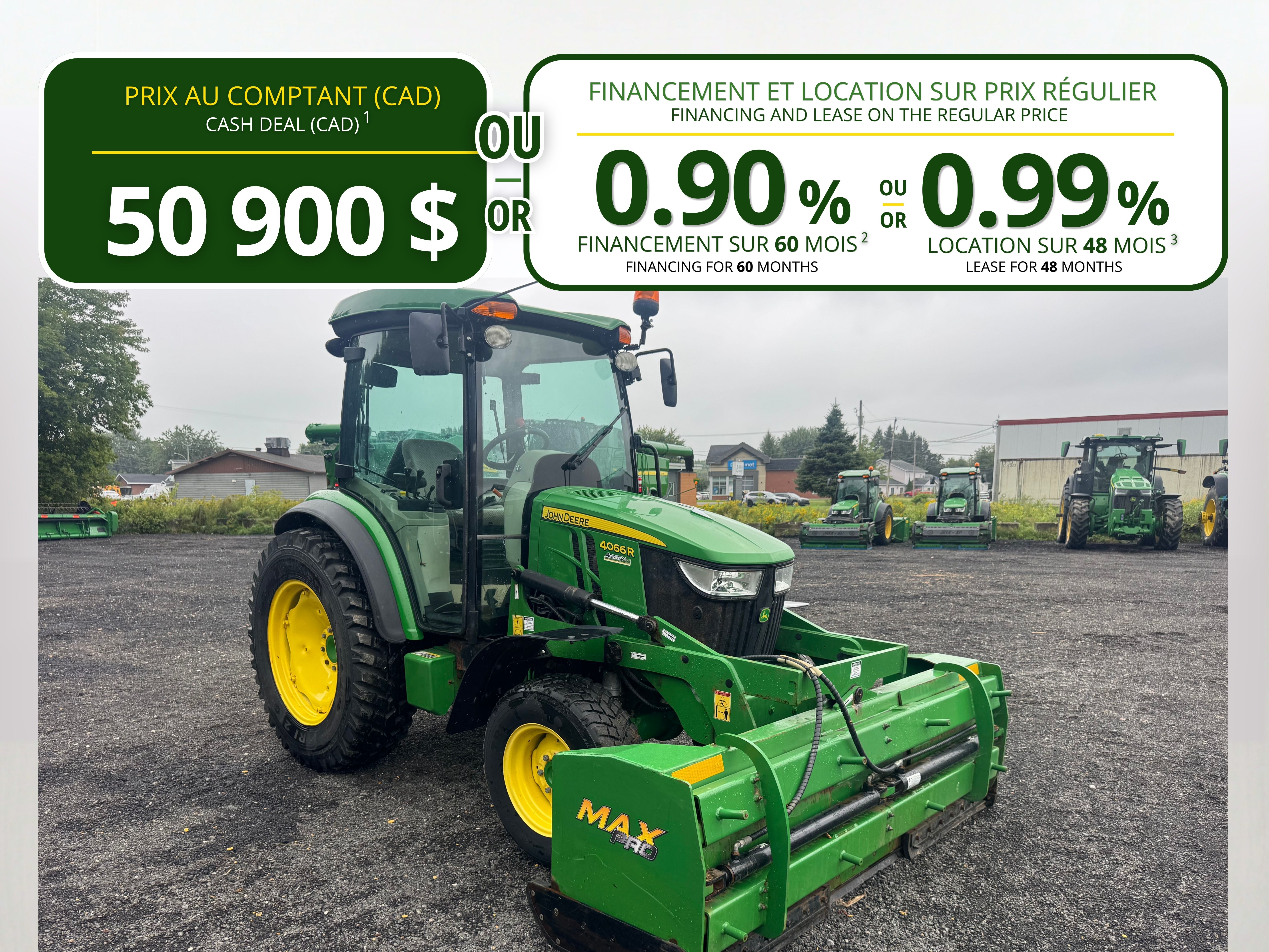 John Deere 4066R NOKIAN GRATTE AUTRE