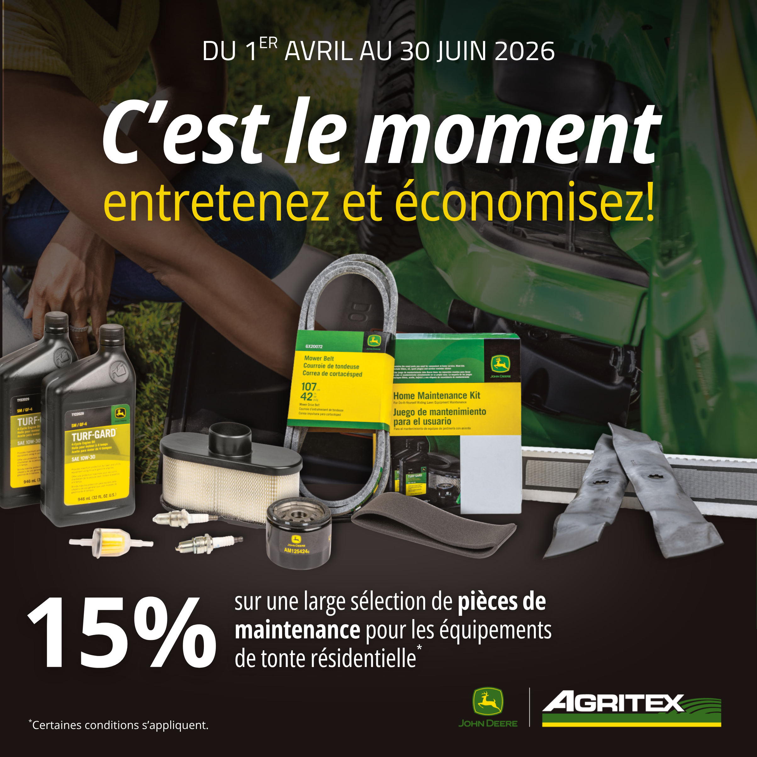 Guide d'entretien : les essentiels pour votre tracteur à gazon John Deere
