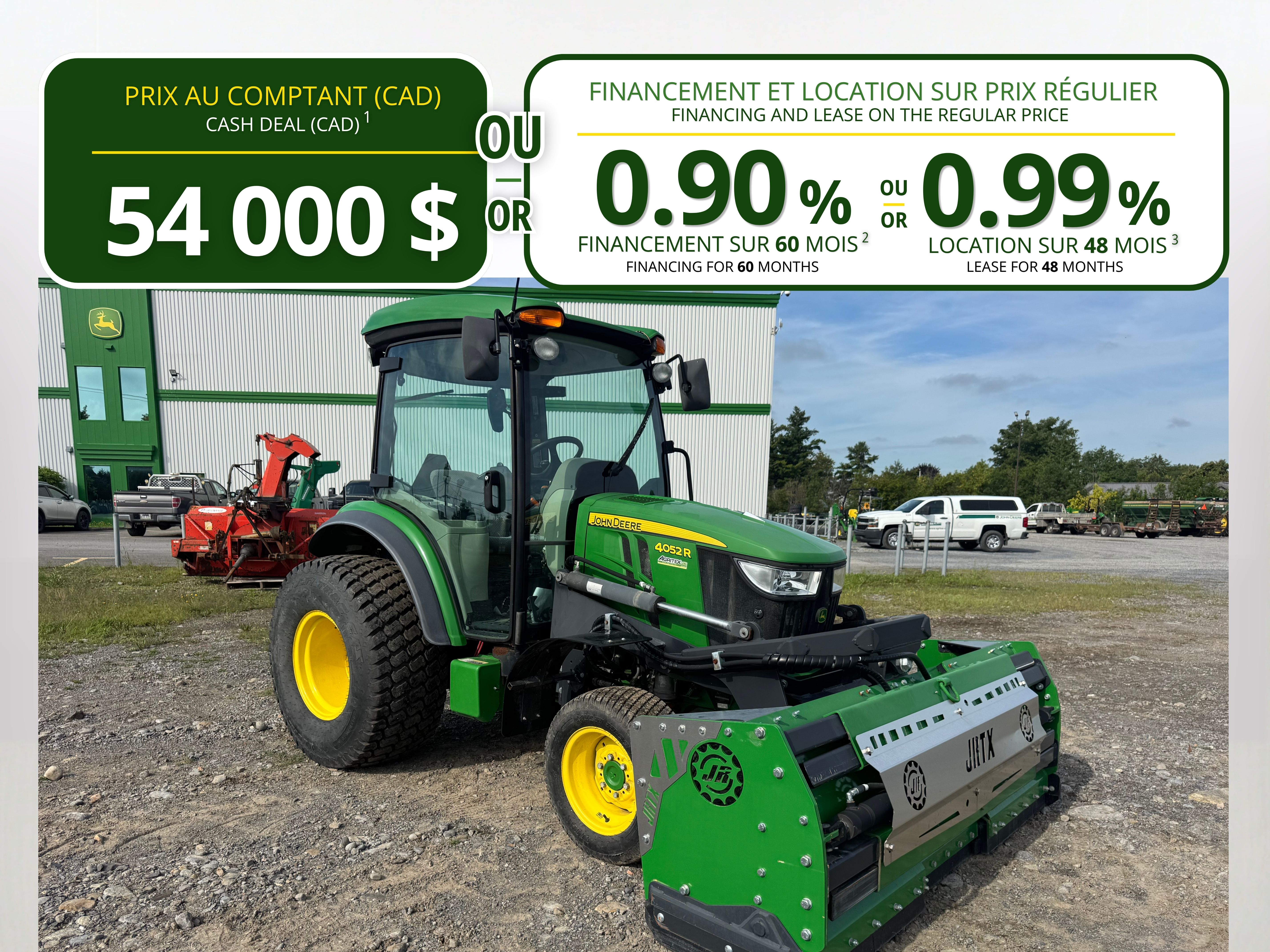 John Deere 4052R TURF JRTX    