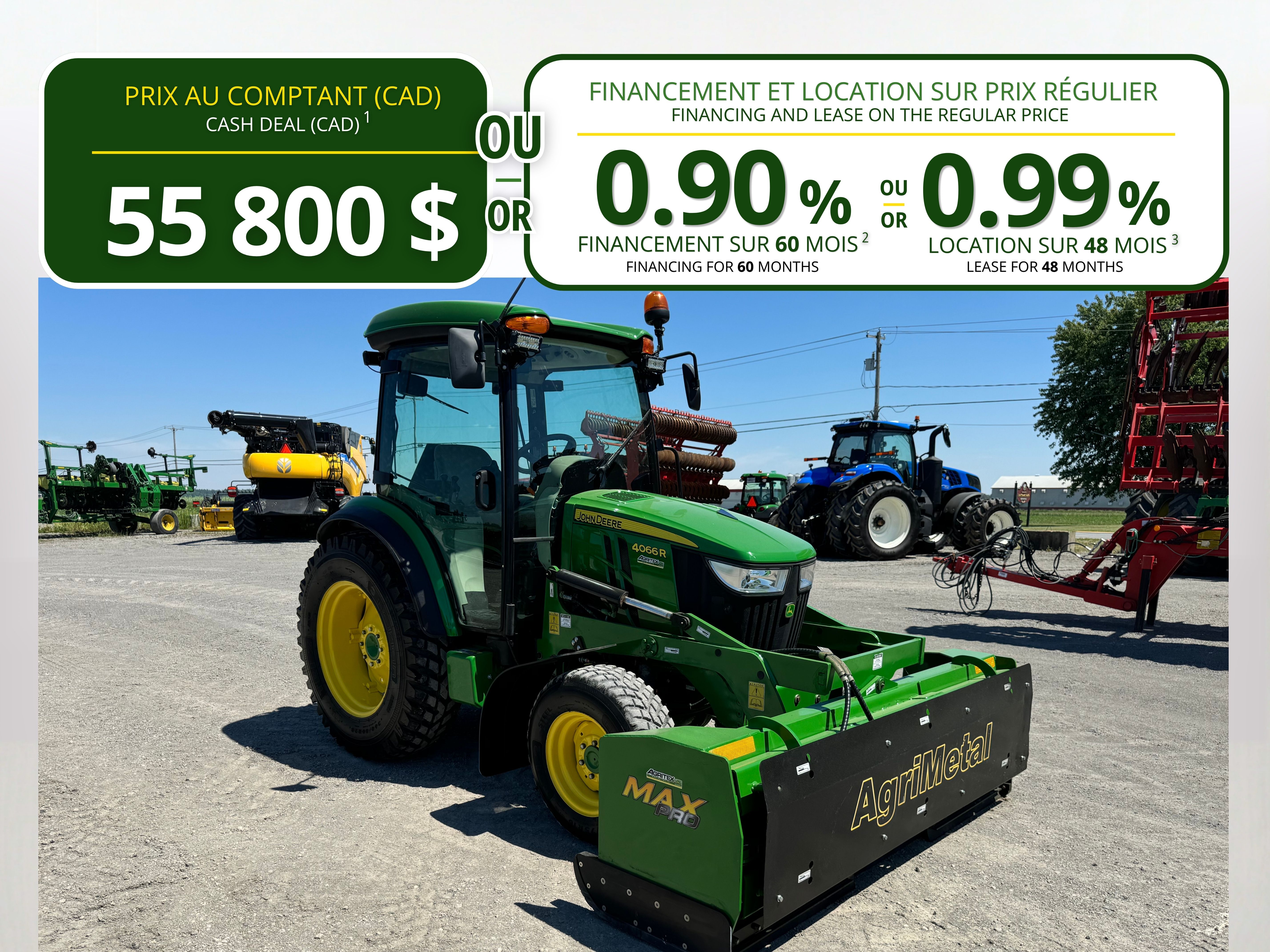 John Deere 4066R NOKIAN GRATTE AUTRE