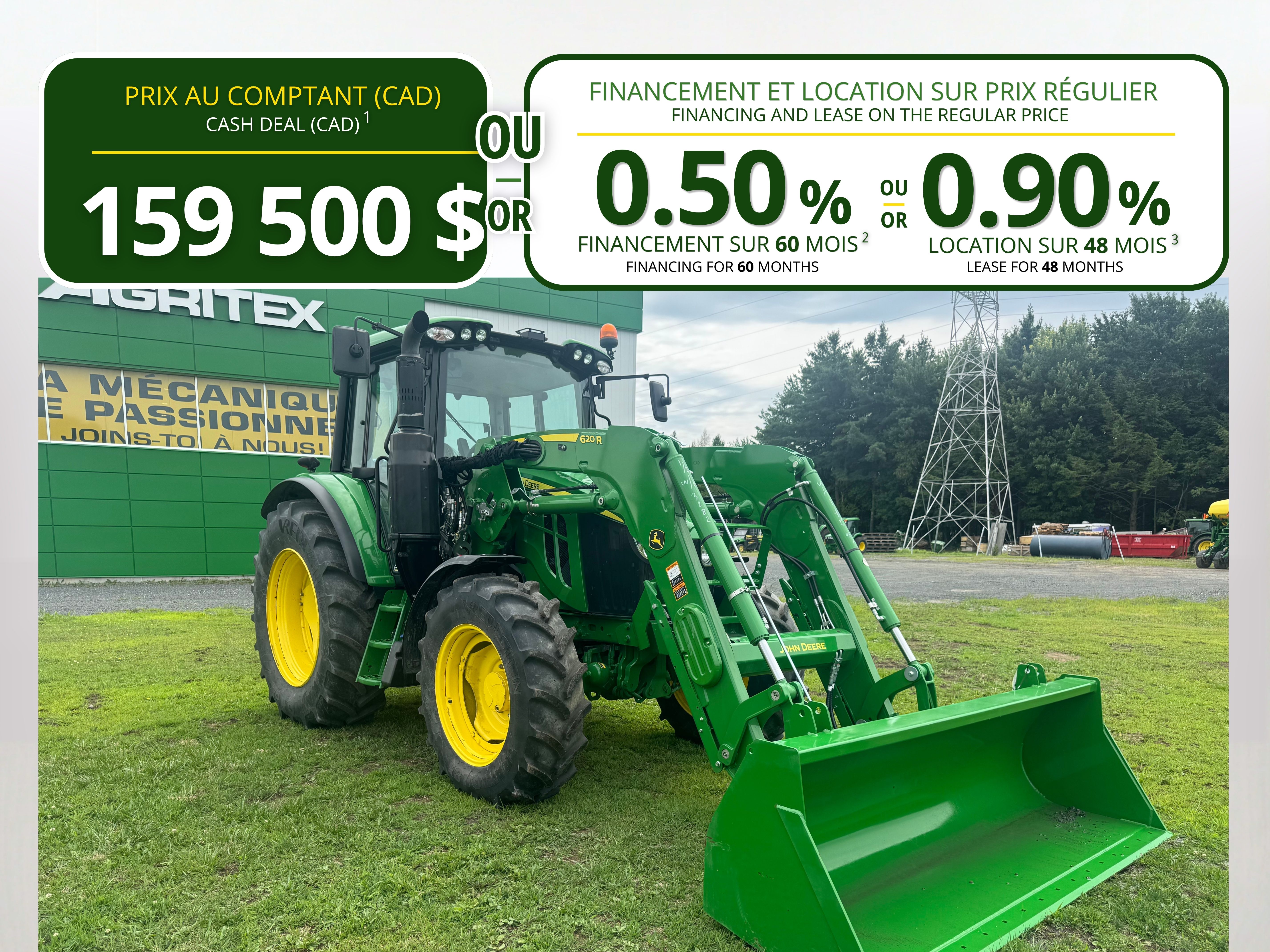 John Deere 6120M LOADER NSL