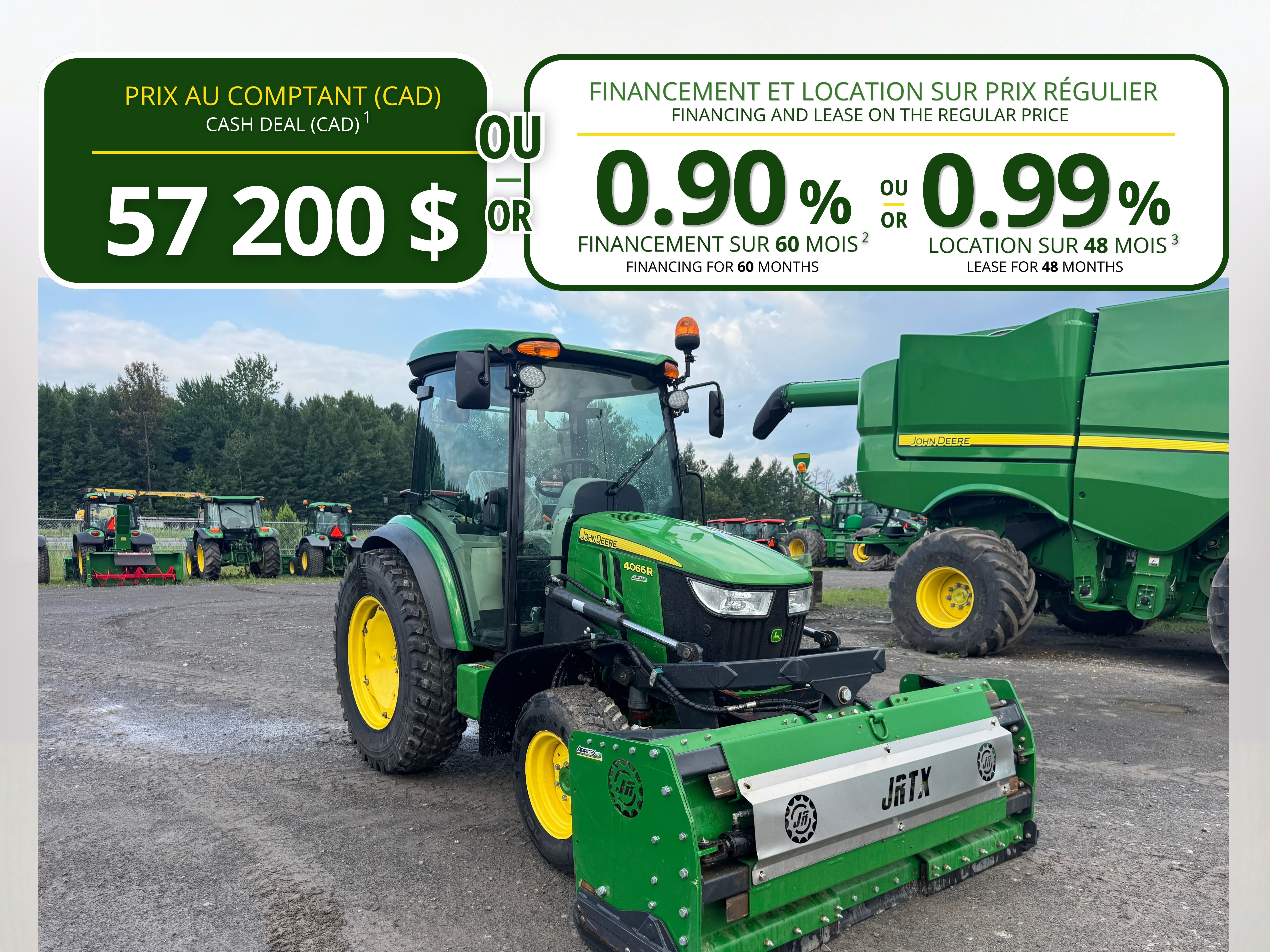John Deere 4066R NOKIAN JRTX    
