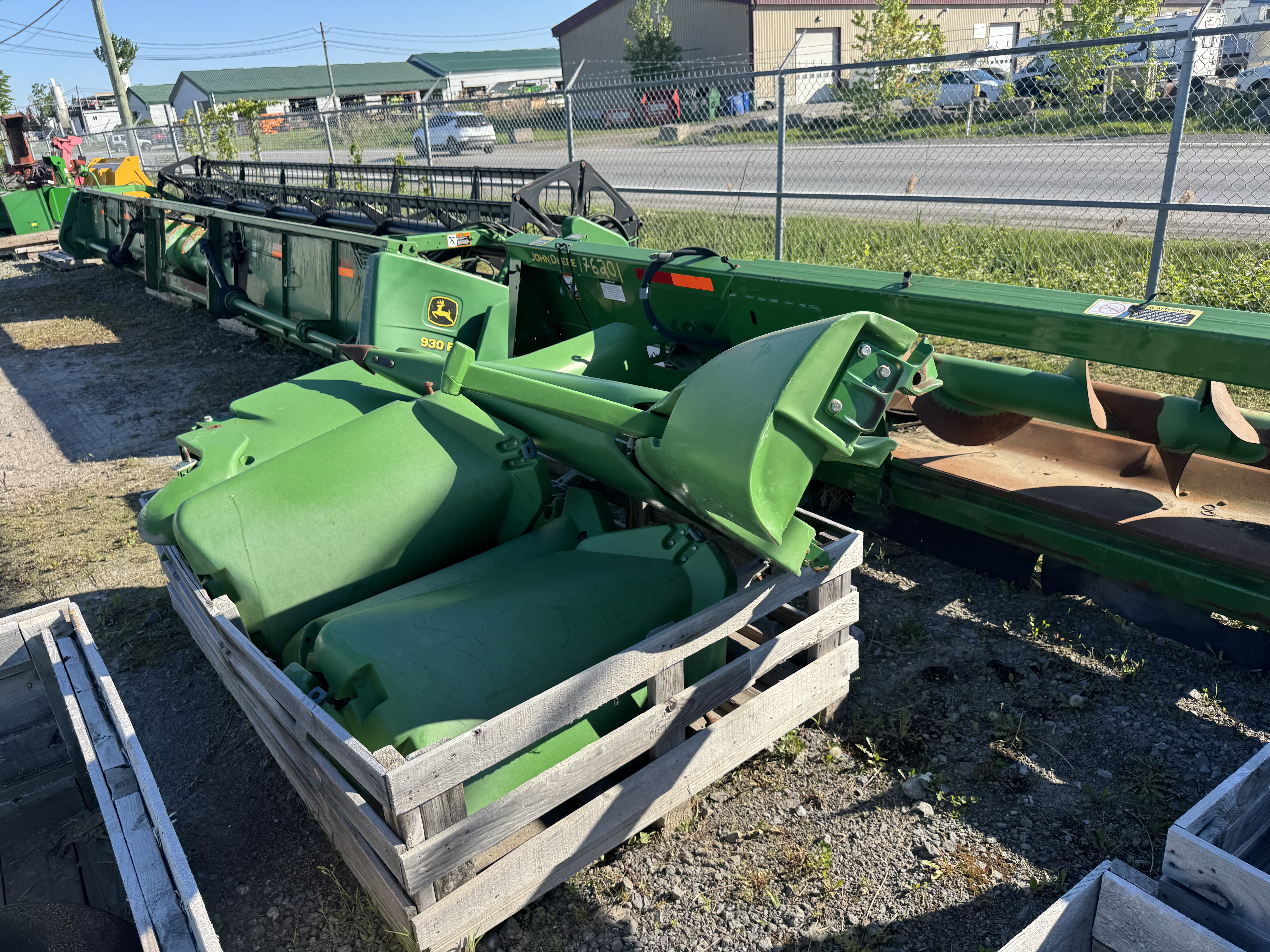 John Deere 608C Stalk Master    *****POUR LES PIECES****