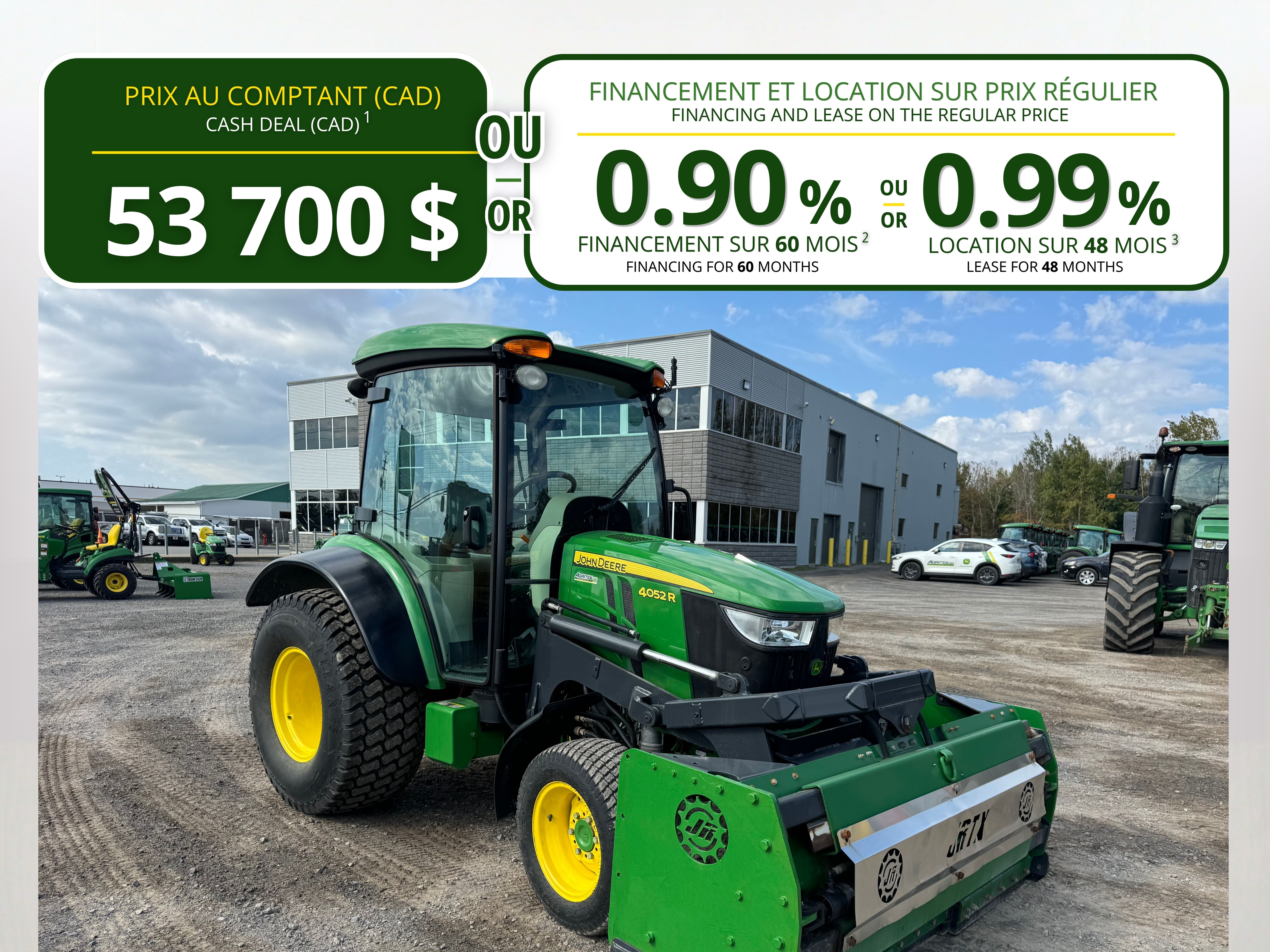 John Deere 4052R TURF JRTX   
