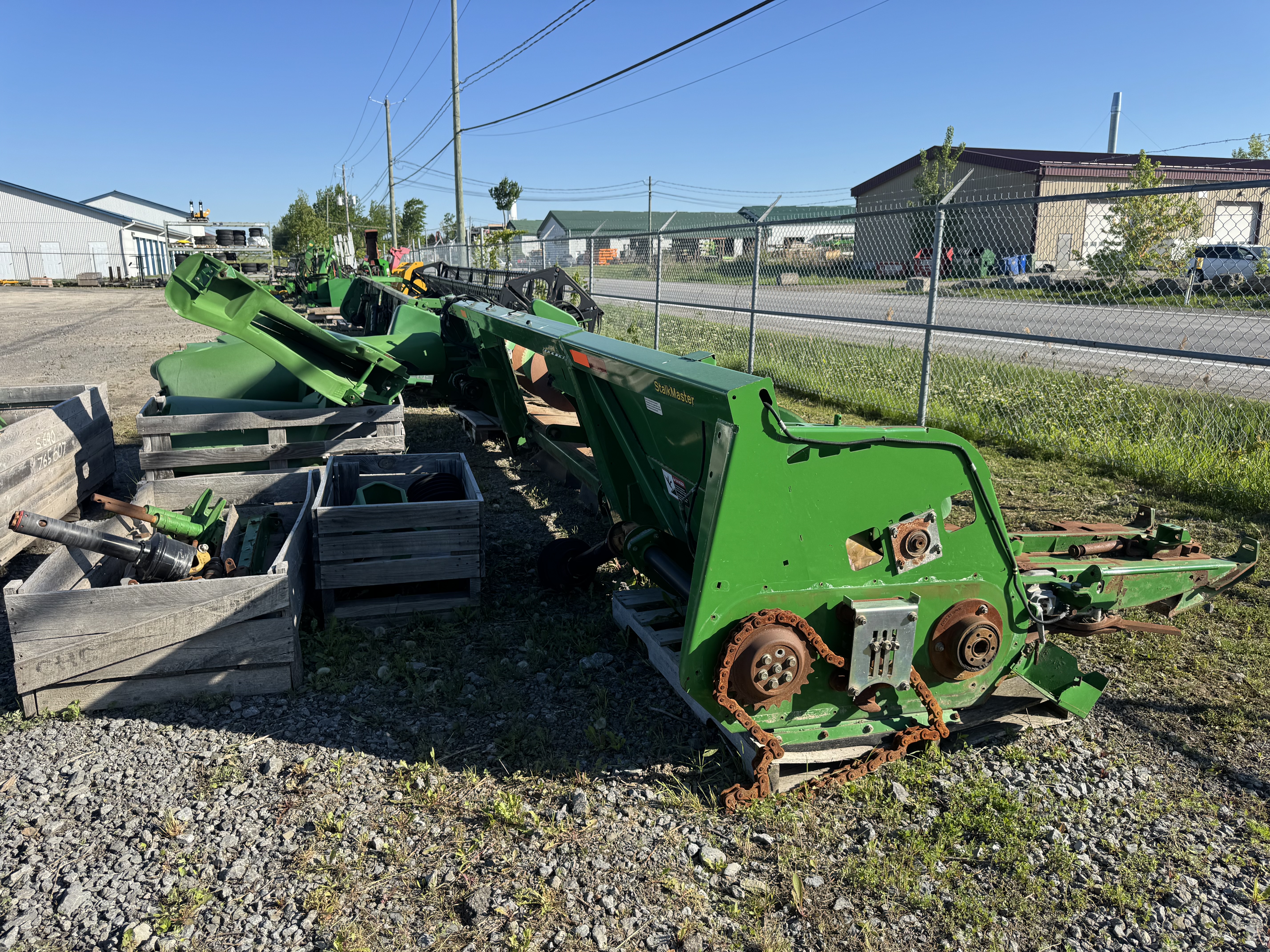 John Deere 608C Stalk Master    *****POUR LES PIECES****