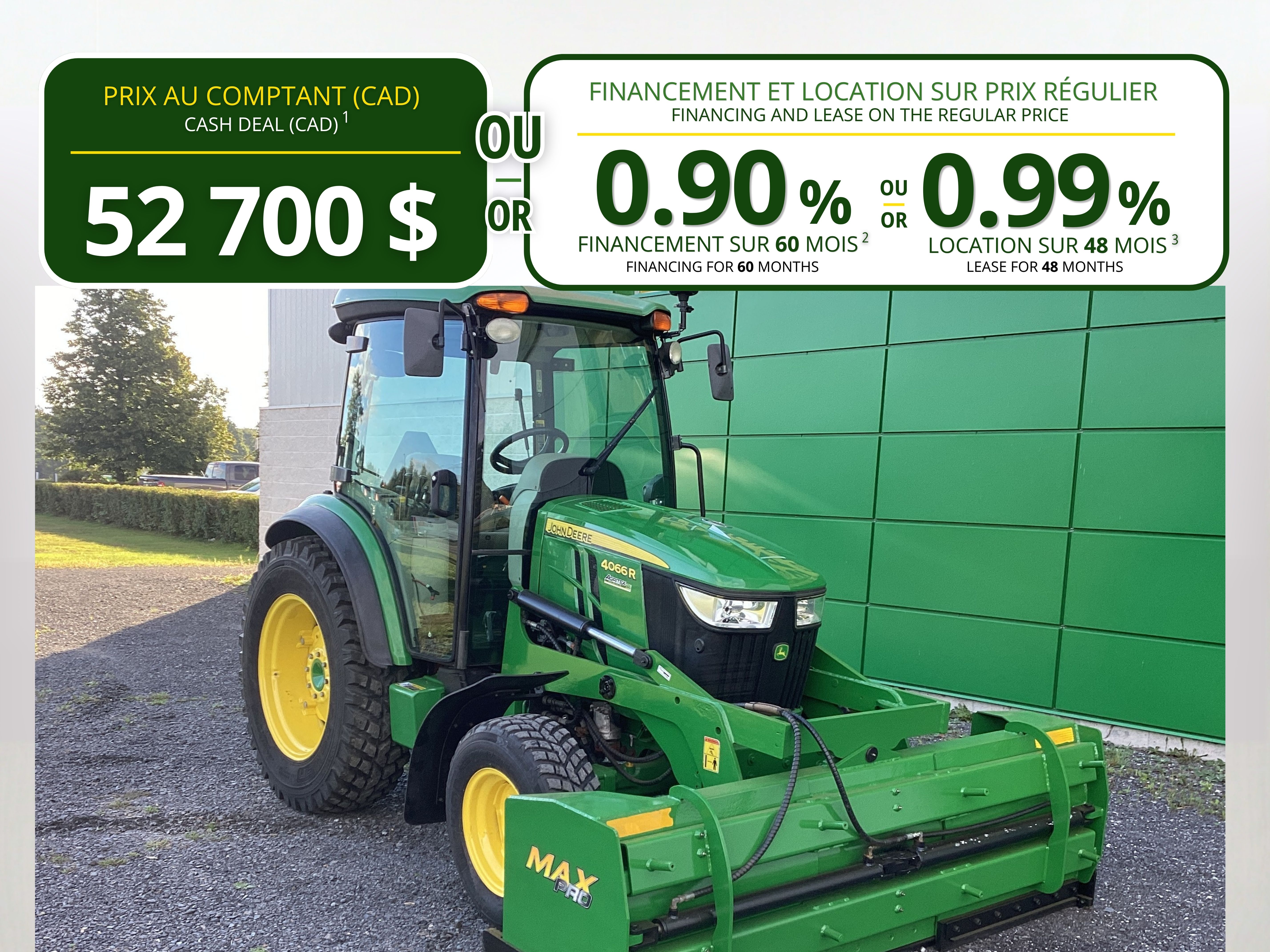 John Deere 4066R NOKIAN GRATTE AUTRE