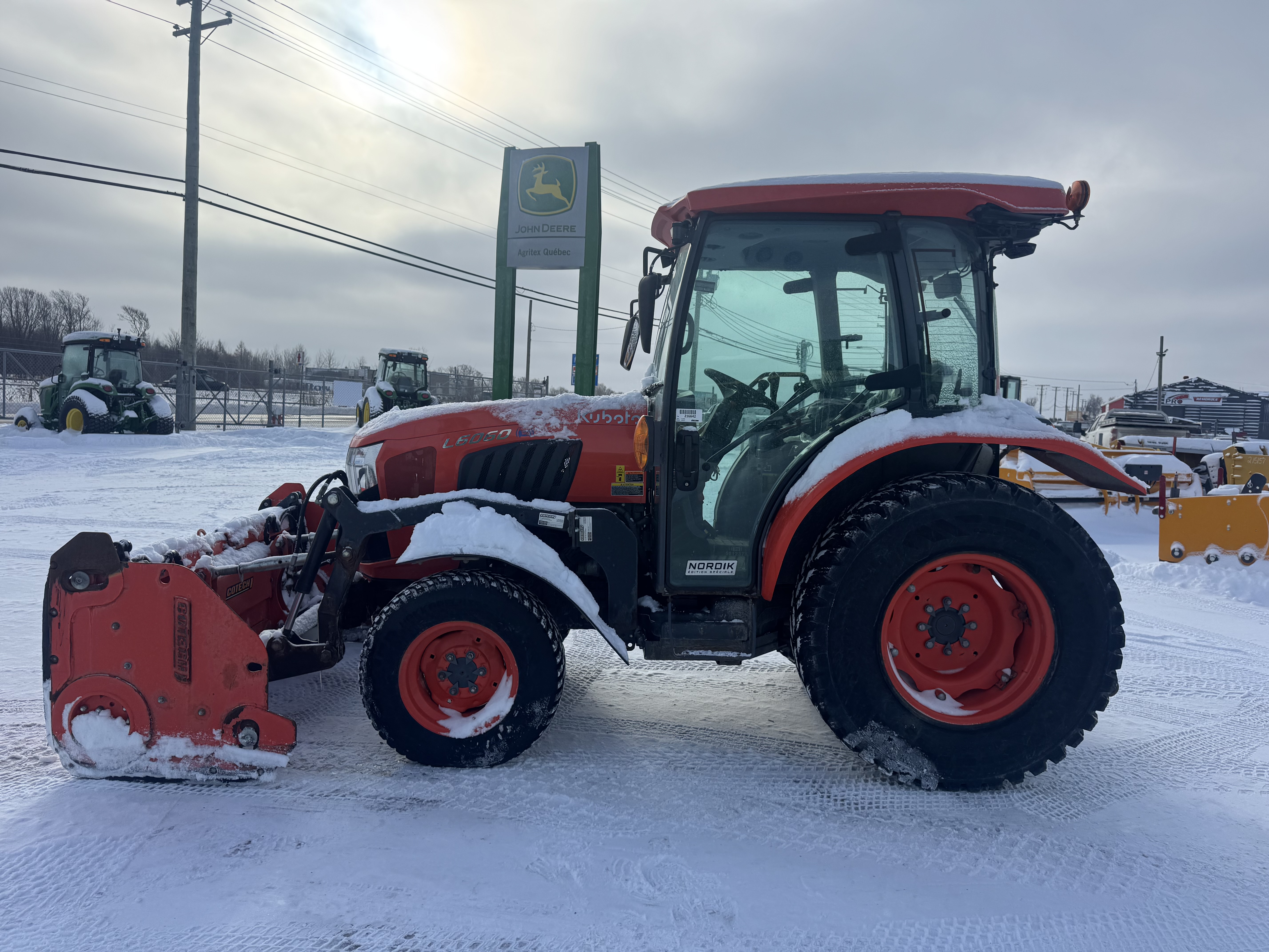 Kubota L6060 GRATTE NOKIAN